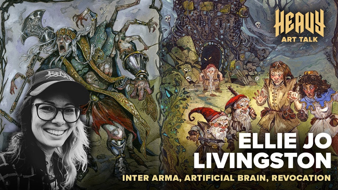 Heavy Art Talk Ep. 40: Ellie Jo Livingston (Inter Arma, Revocation, Artificial Brain)