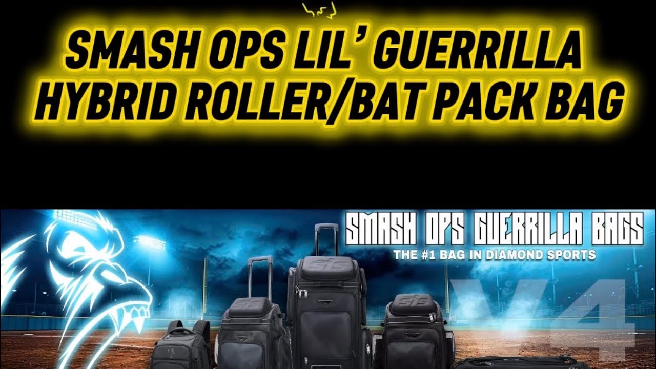 SMASH OPS LIL’ GUERRILLA HYBRID ROLLER/BAT PACK BAG review 