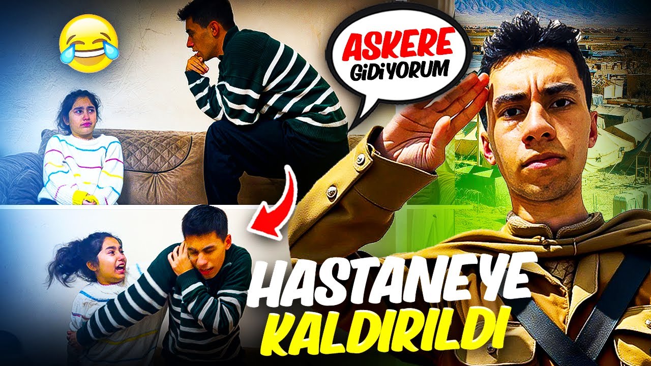 KARDEŞİME ASKERE GİDİYORUM ŞAKASI ! - KIŞKIRTMA ! (KAFASINI KIRDI !) @derintass