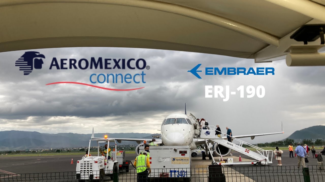 Рейс Aeromexico Connect Embraer ERJ-190 из Оахаки (OAX) в Мехико (MEX) | Отчет о поездке | Эконом...