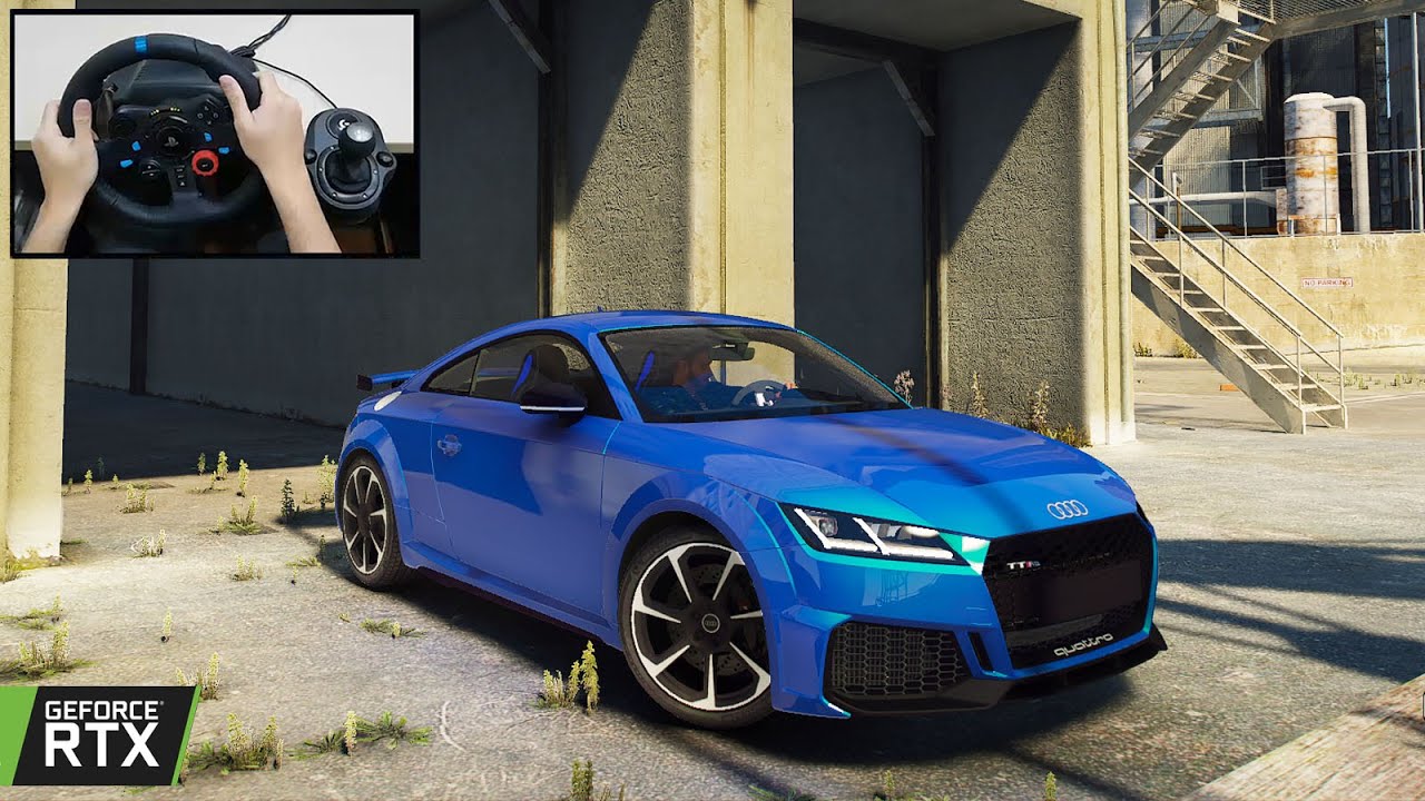 Audi TT RS - GTA 5 - Logitech G29 Gameplay
