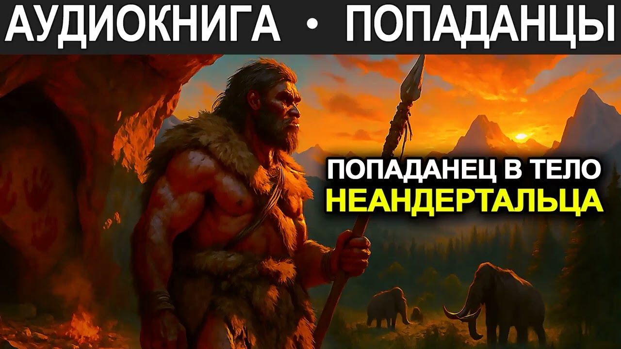 АУДИОКНИГА 🎧 ПОПАДАНЕЦ 😱 Попаданец в тело неандертальца