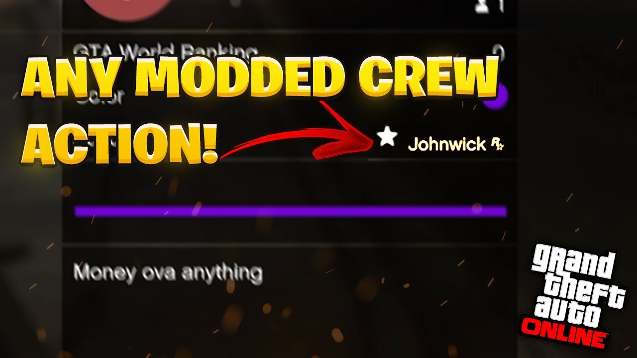 *NEW* Updated Modded Crew Action GTA 5 Online Tutorial After Patch (1.70) Version!!!