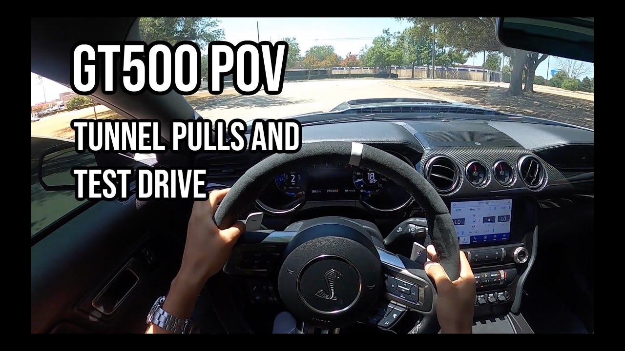 2022 Shelby GT500: POV TUNNEL PULLS and Driving Impressions