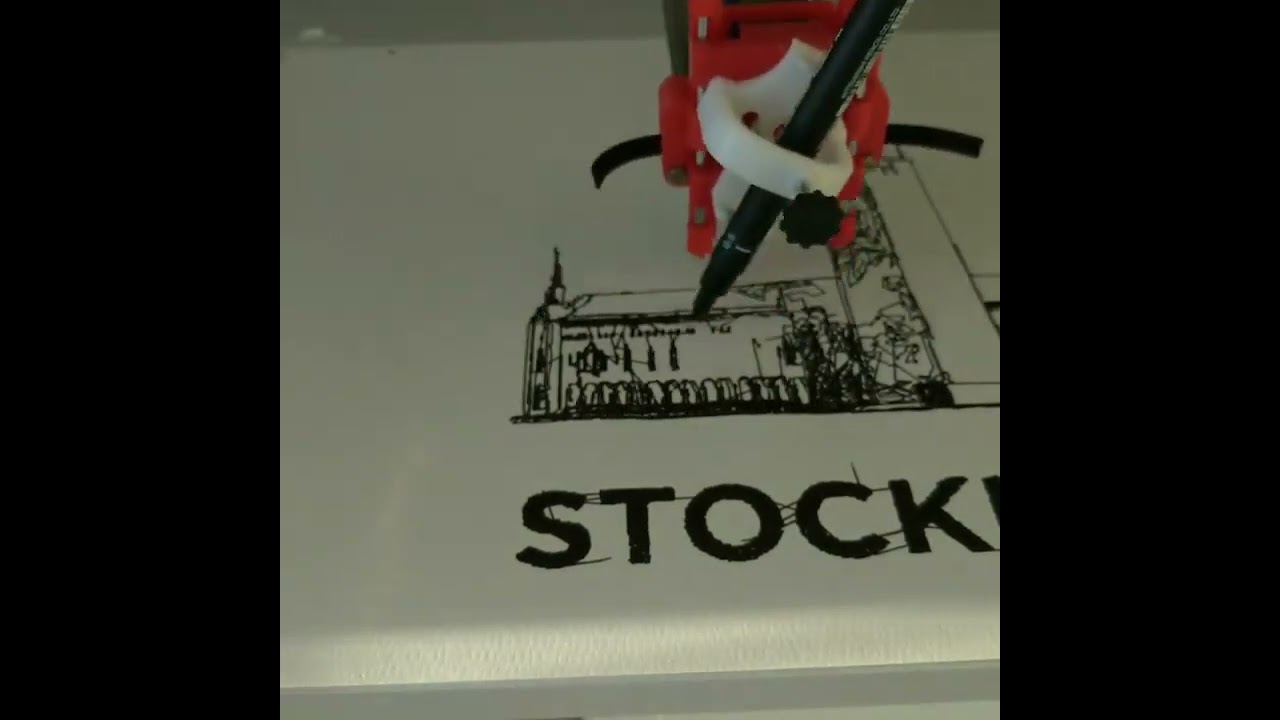 CNC Plotter made with 3D printed parts and Arduino