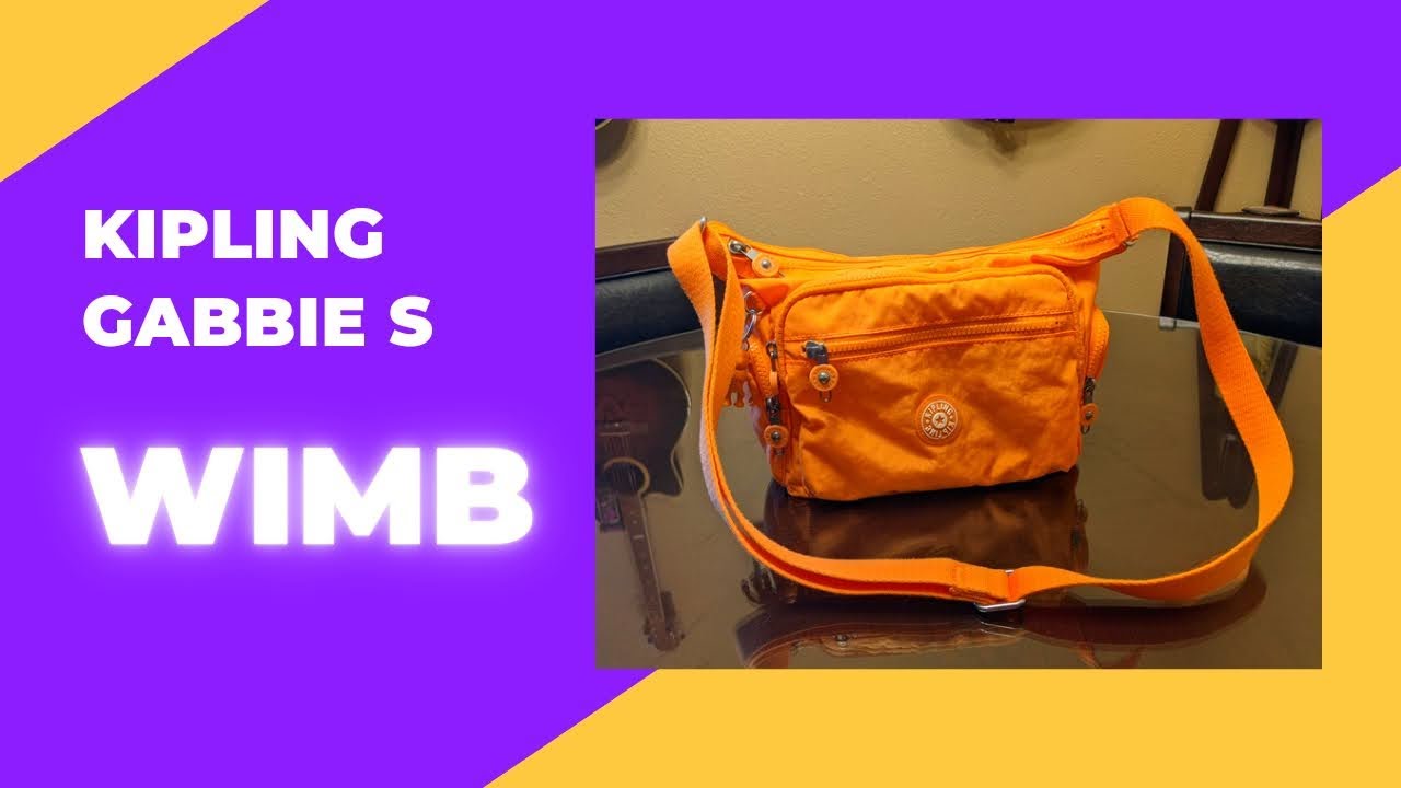What's In My Bag and Review of the Kipling Gabbie S Crossbody/Shoulder Bag