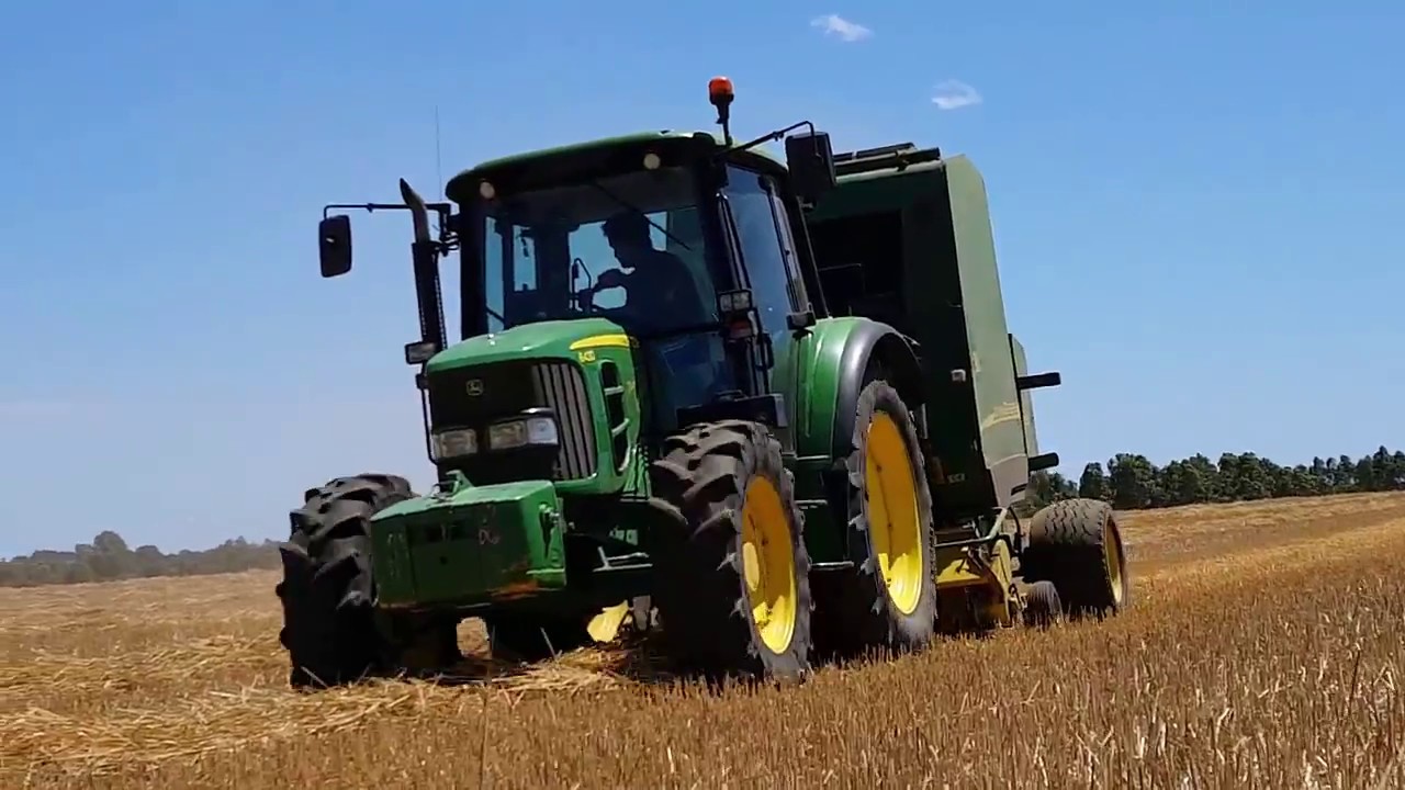 [PRESSATURA PAGLIA] JohnDeere 6430 + JohnDeere 592