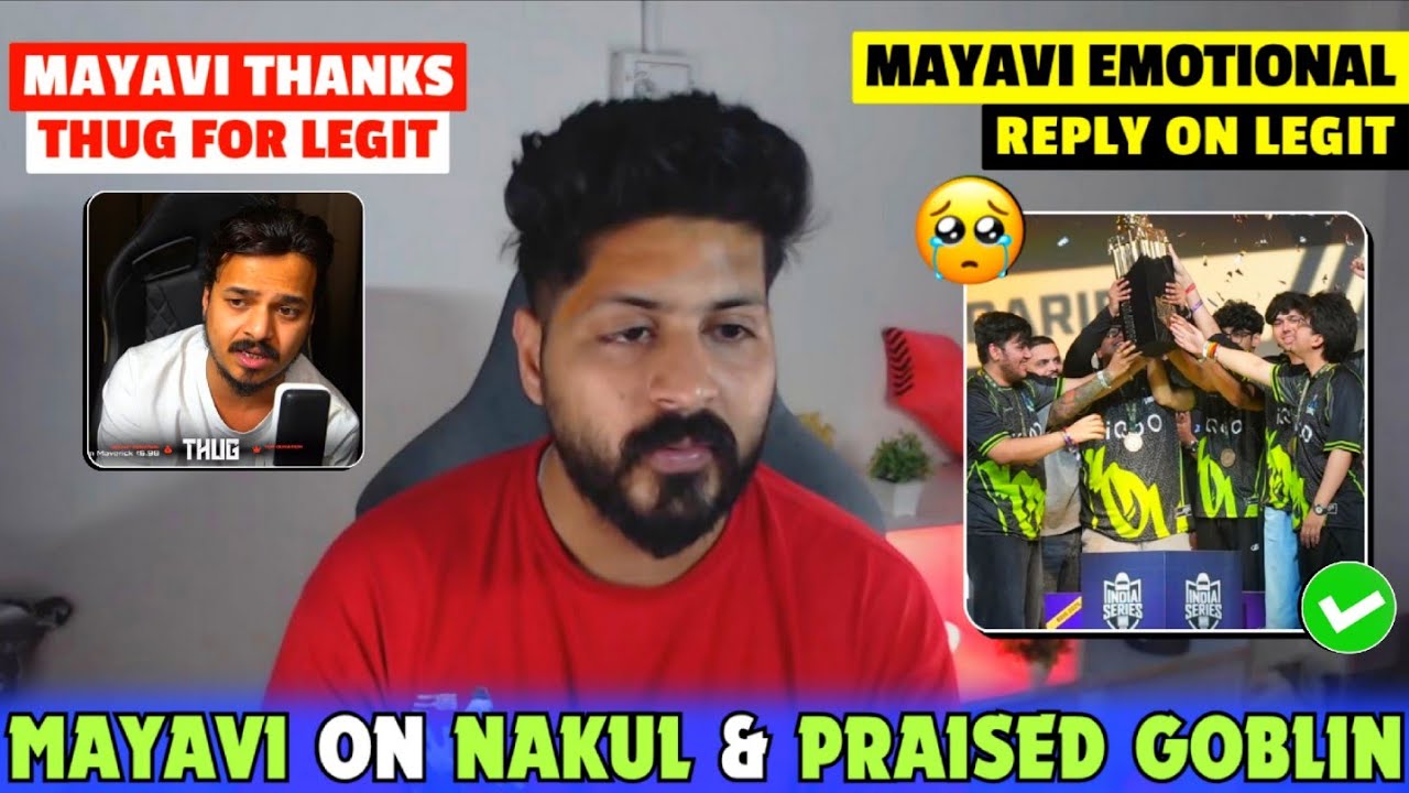 Mayavi Emotional 🥺 Reply on Nakul IGL 🔥 Praised Goblin ✅ React on Legit 🥶 Thanks Thug 😳 Team SouL 🚀