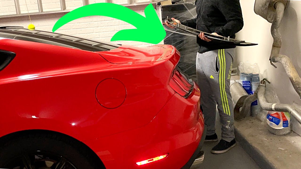 How To REMOVE Stock Spoiler on S550 Mustangs (2015-2023) | EASY Tutorial!