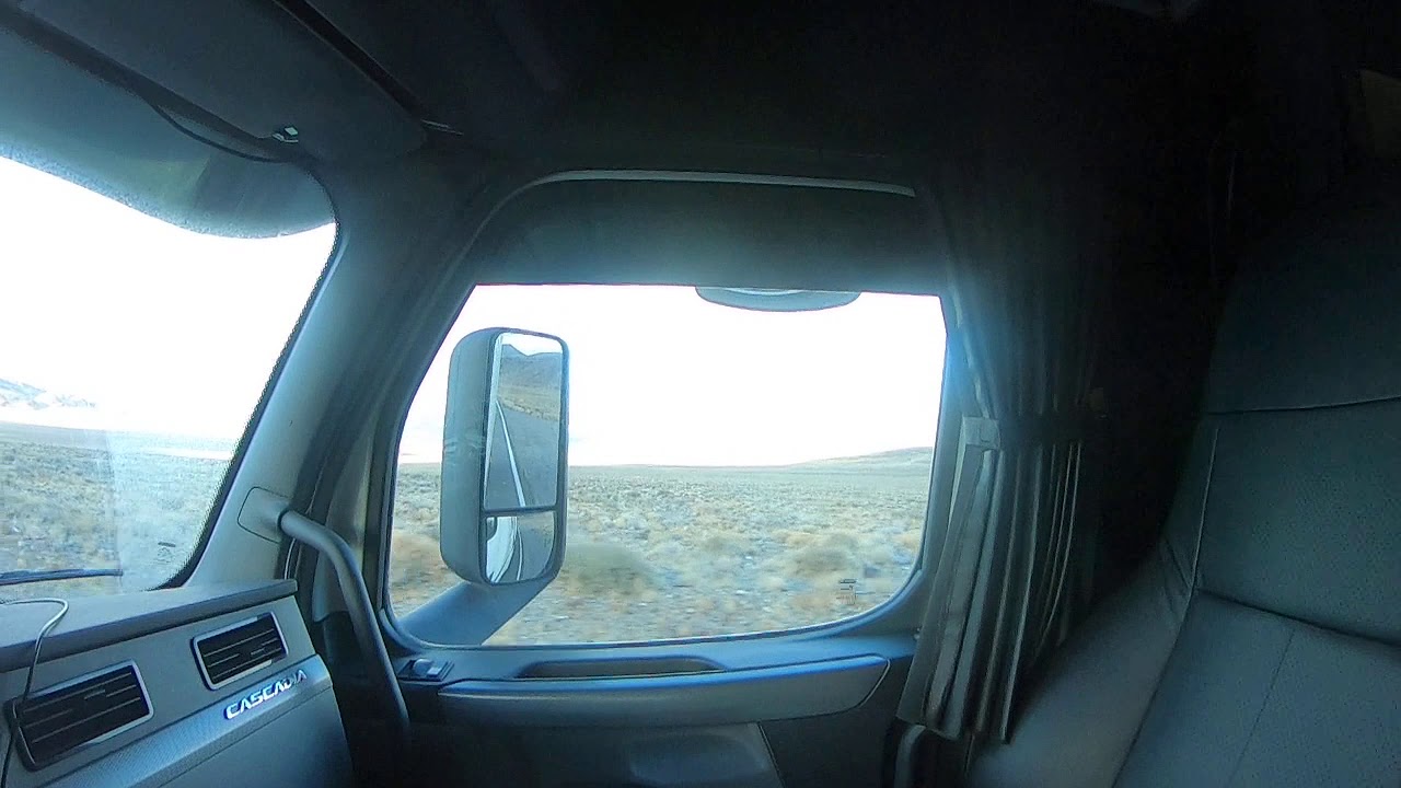 A busy day trucking through the Navada Desert