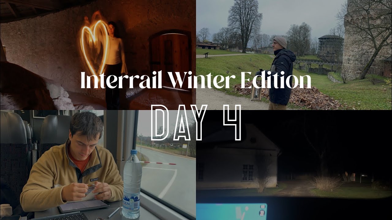 De castillos medievales a una casa siniestra 🚆🏰🏚️ | Day 04: Letonia → Estonia 