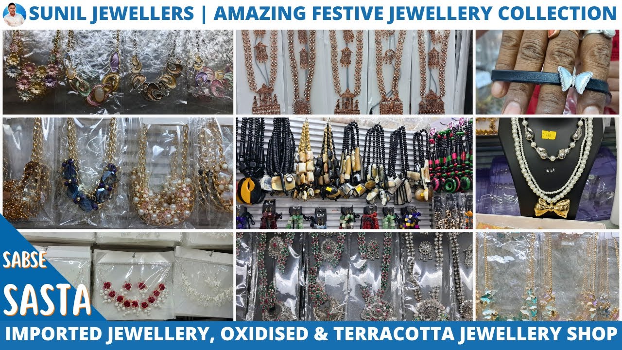 Terracotta, Oxidised & Imported Jewellery Biggest Wholesaler in Kolkata | Sunil Jewellers