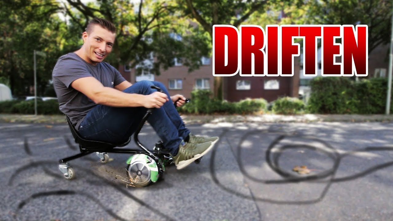 MIT EINEM HOVERBOARD DRIFTEN? | Hoverkart Drift Kart Review - Test [Deutsch/German]