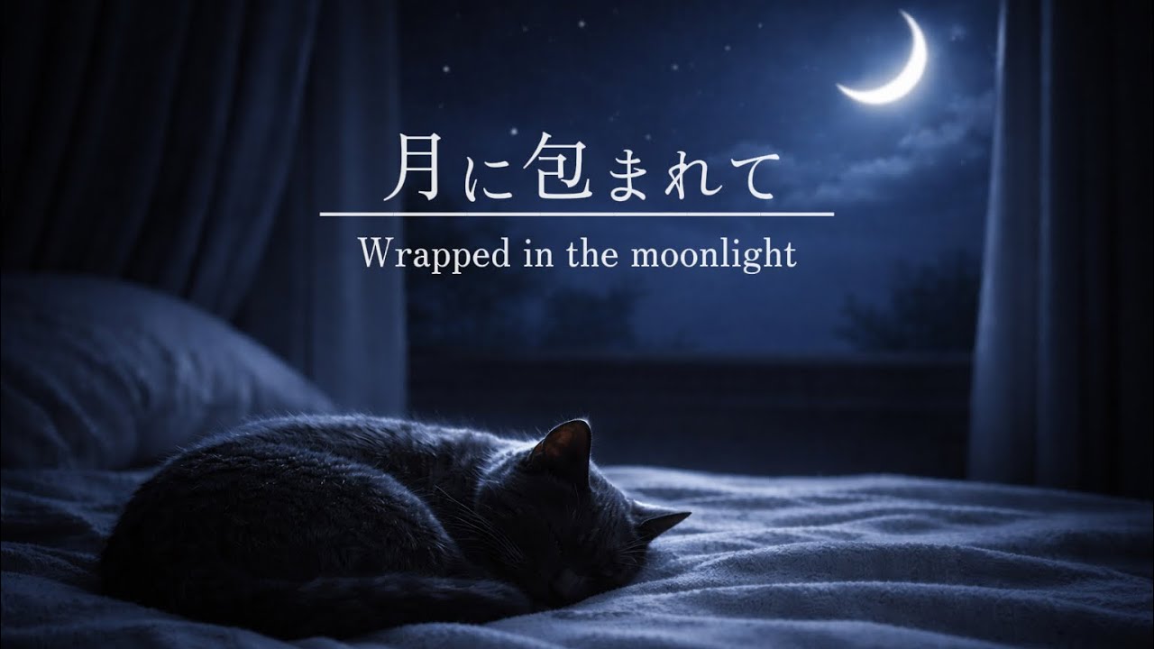 【眠る前のBGM】月に包まれて - Wrapped in the moonlight｜Sleep calm piano lofip