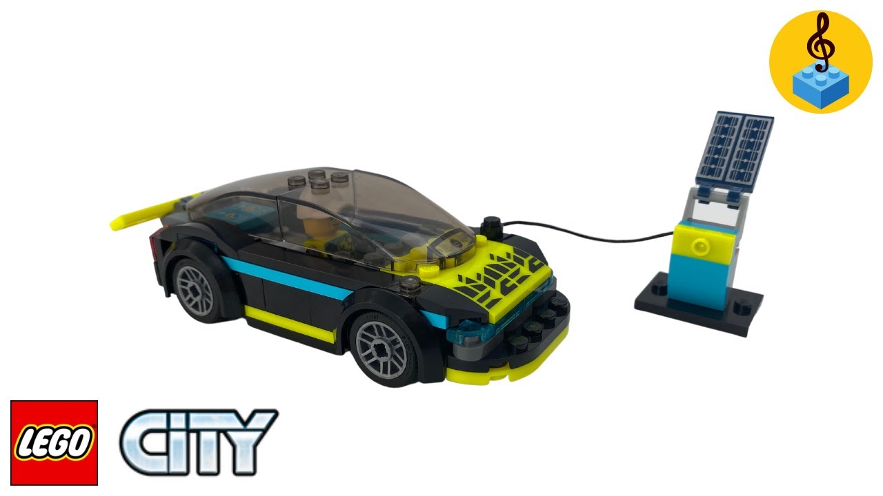 LEGO City 60383 Electric Sports Car - build and show