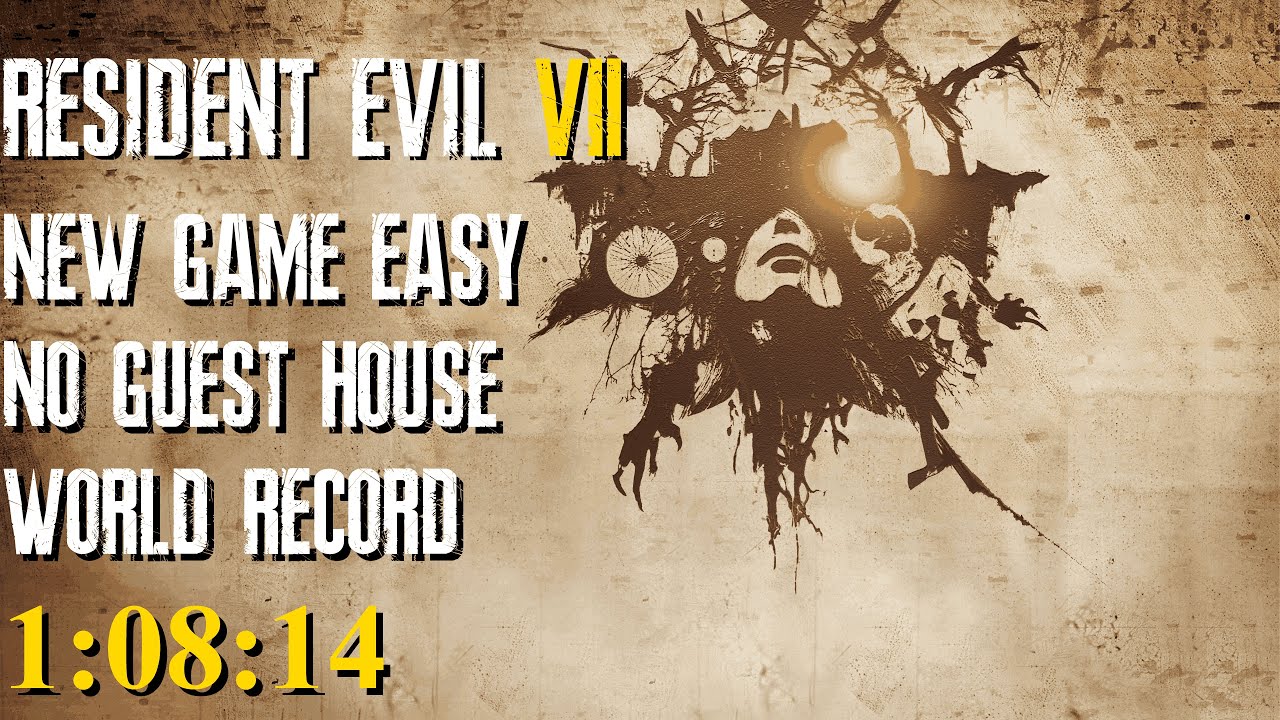 Resident Evil 7: Biohazard WORLD RECORD Speedrun - New Game NGH Easy