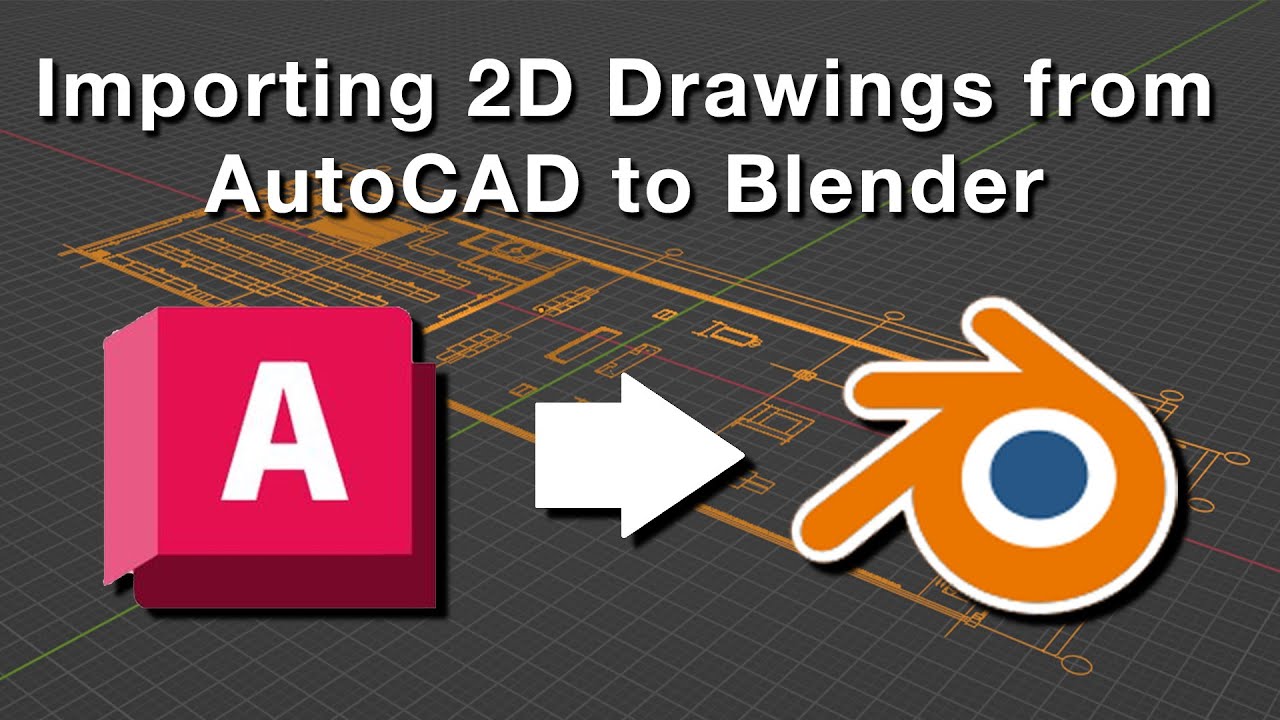 Building a Retail Store in Blender - Part 1: Importing 2D AutoCAD Drawings into Blender