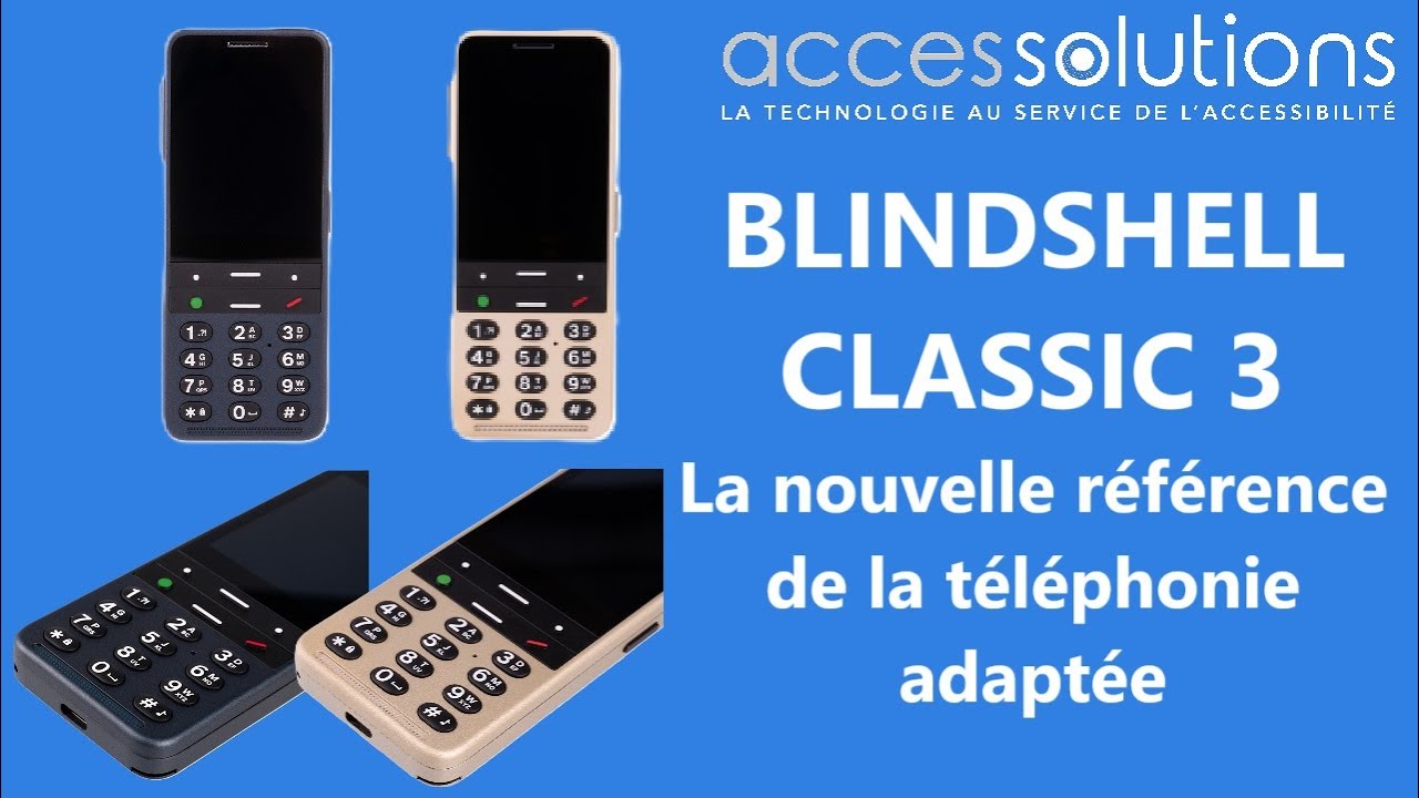 Partez à la découverte du nouveau téléphone vocalisé BlindShell Classic 3.