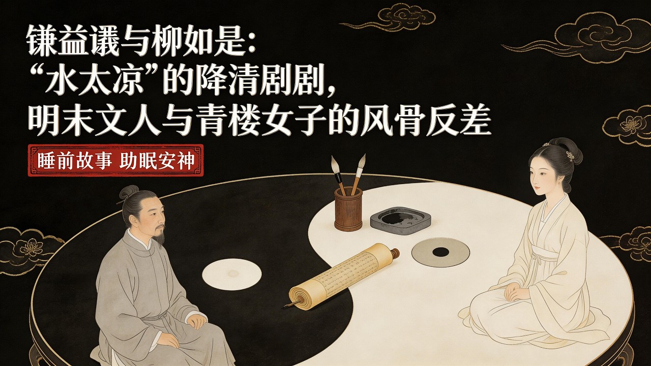 钱谦益与柳如是：“水太凉” 的降清闹剧，明末文人与青楼女子的风骨反差