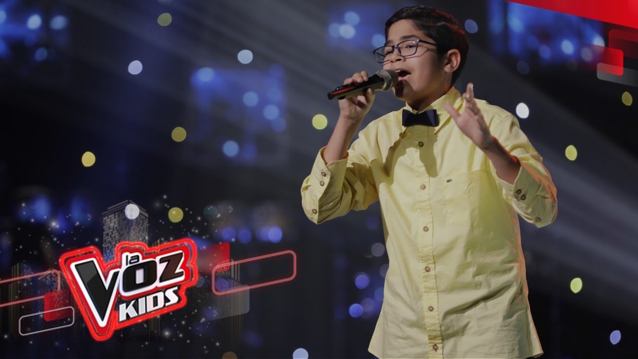Andrés canta ‘Noviembre sin ti’ | La Voz Kids Colombia 2022