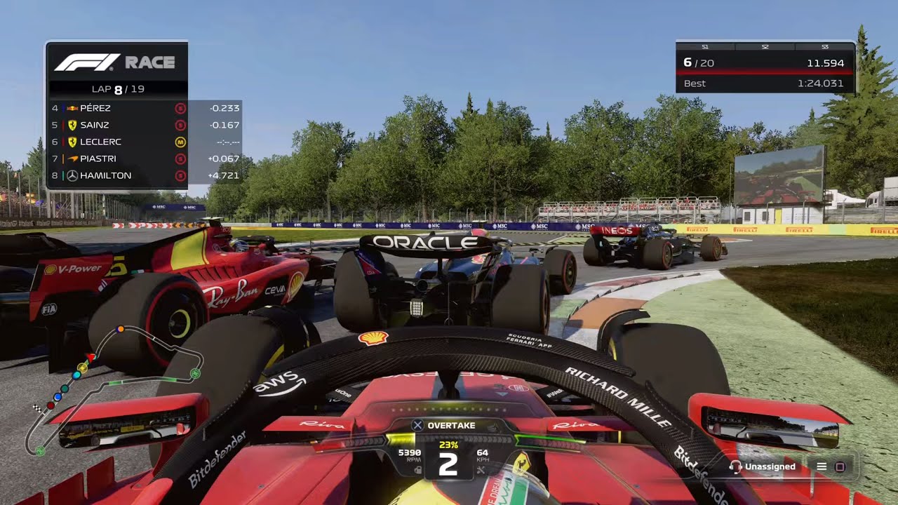 F1 23 | Monza | Ferrari SF-23 | Leclerc