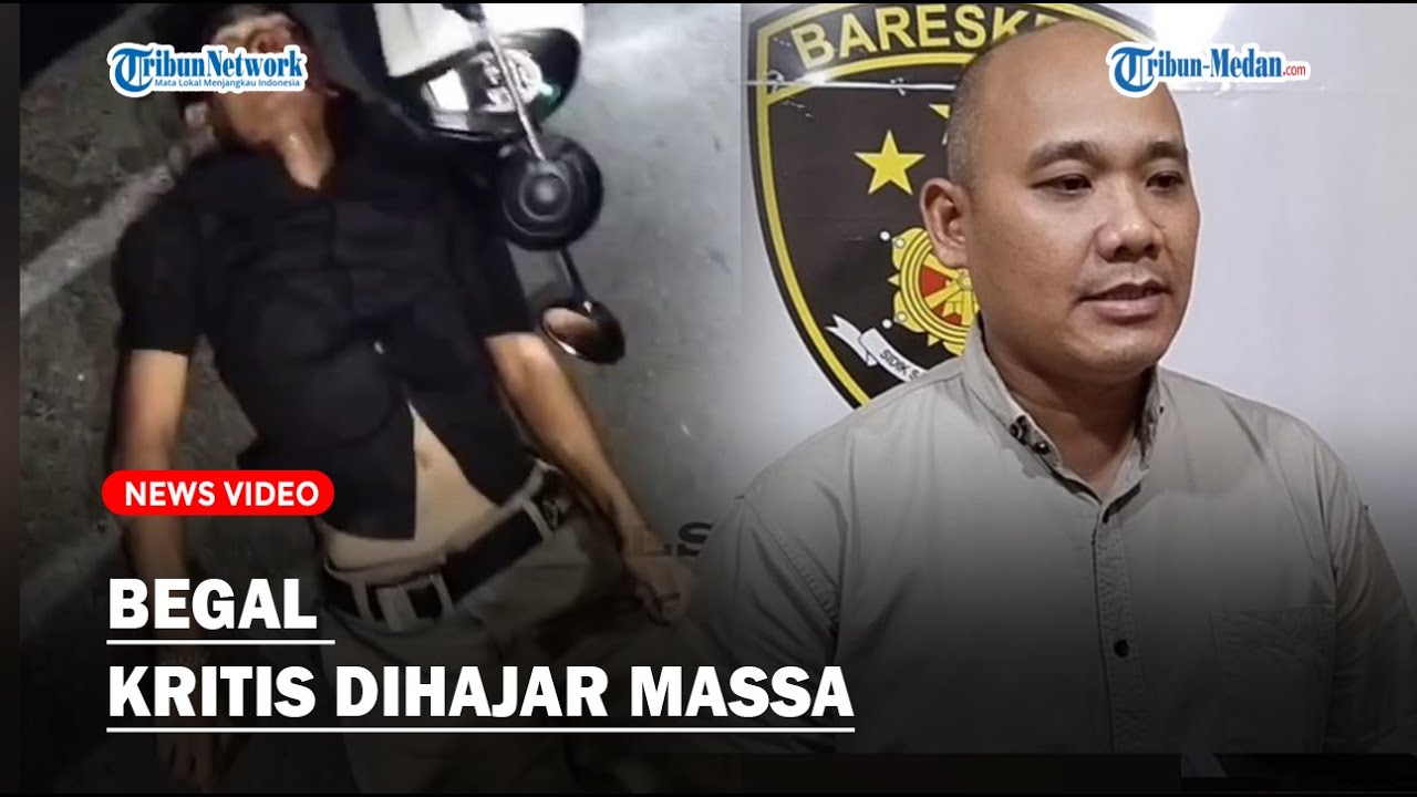 Pelaku Begal di Medan Kritis di Amuk Massa, Akibatnya Mencoba Begal Sepasang Suami Istri.