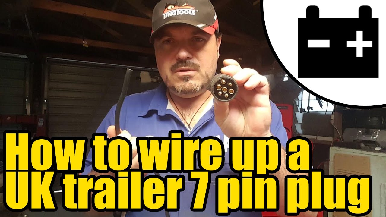 How to wire up a UK trailer lighting plug #1947