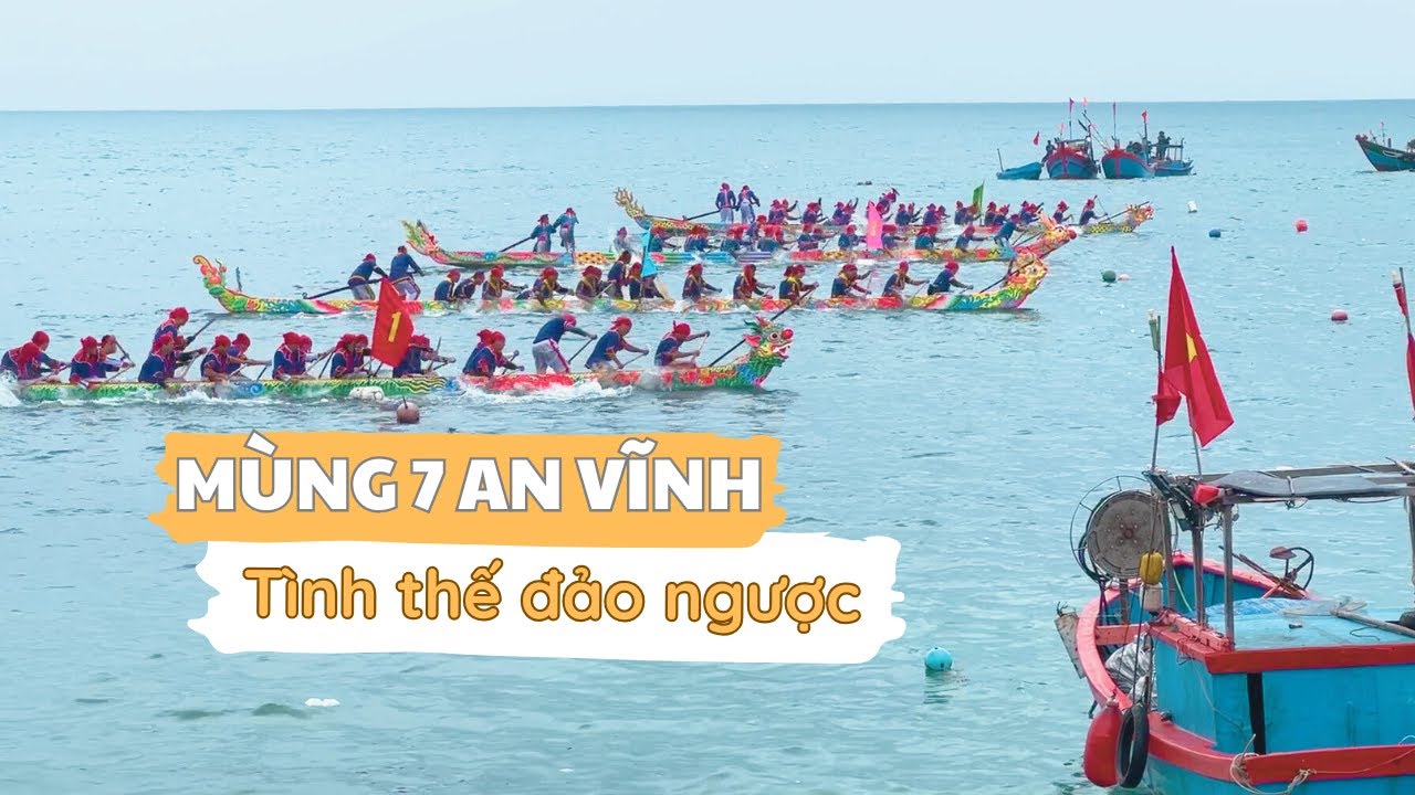 Tết 2025 | 3 ghe cùng bị sóng đánh | Đua thuyền Đảo Lý Sơn | Mùng 7 An Vĩnh