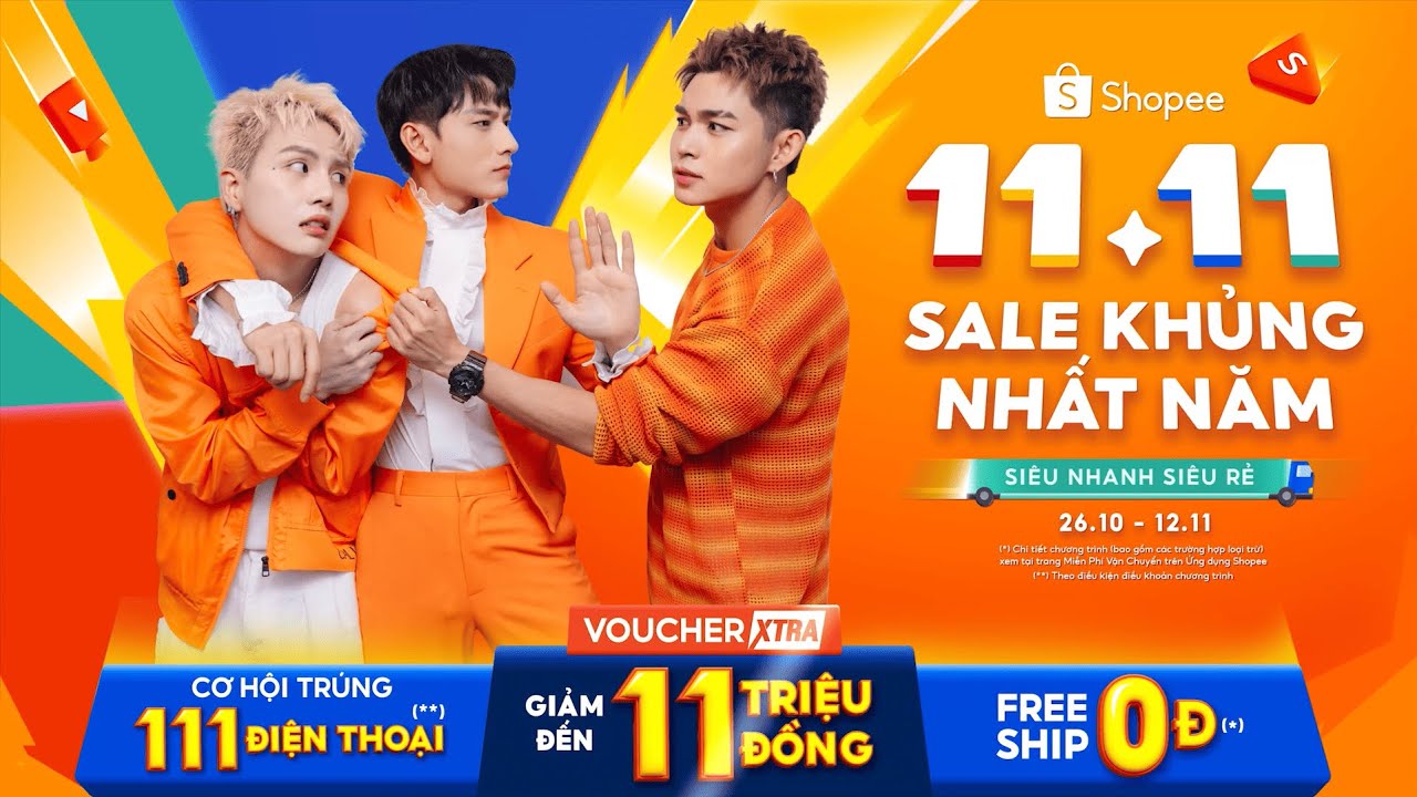 [SHOPEE SAO THÌ SAO TẬP 9 11.11] ISAAC , JUN PHẠM, DUY KHÁNH
