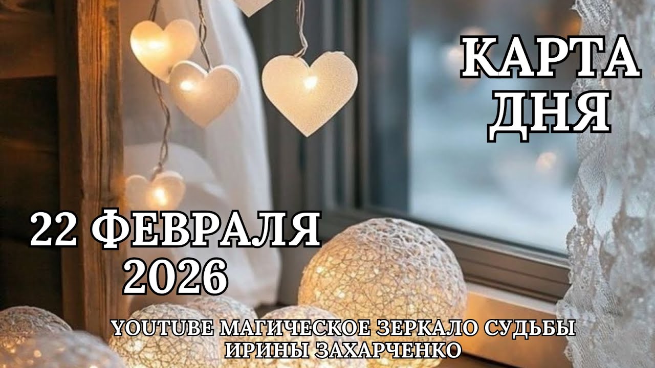 22 февраля ❄️ Карта дня 🛷Развернутый Таро-Гороскоп/Tarot Horoscope+Oracle_today от Ирины Захарченко.