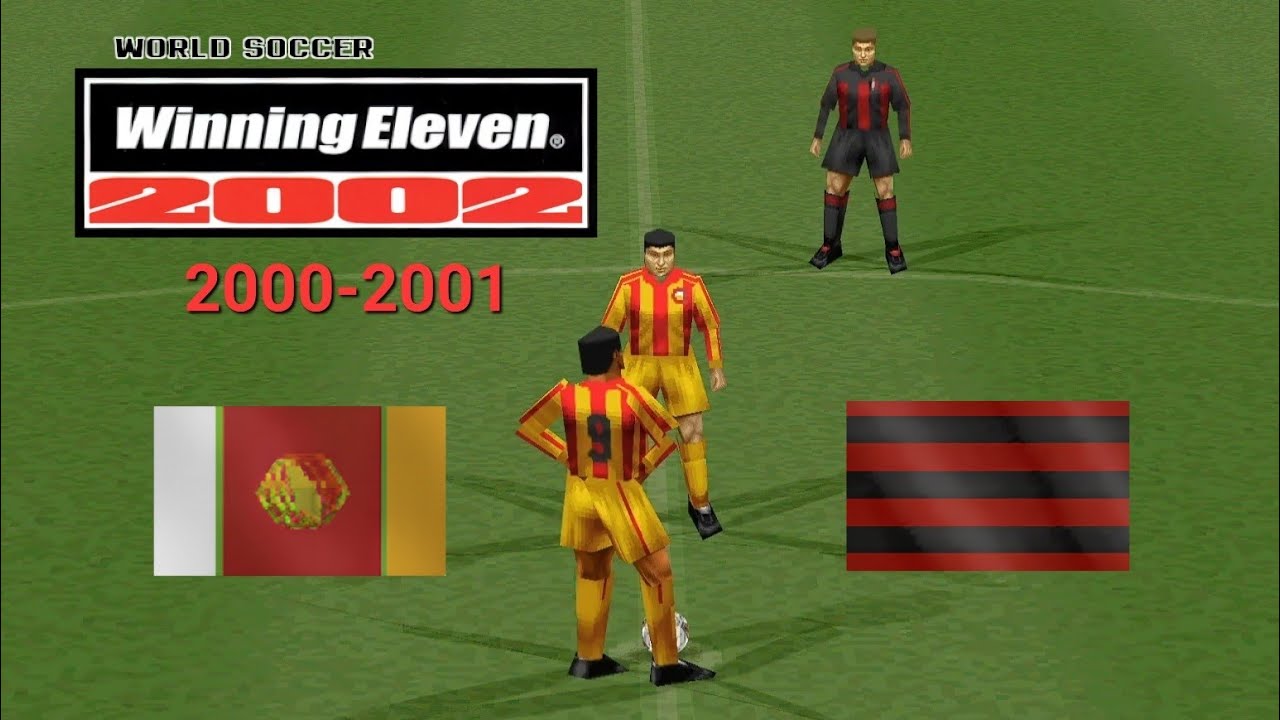 WINNING ELEVEN 2002 (PES2) by gKy FIRST IN THE WORLD 2000/01 GALATASARAY VS MILAN ★★JARDEL★★