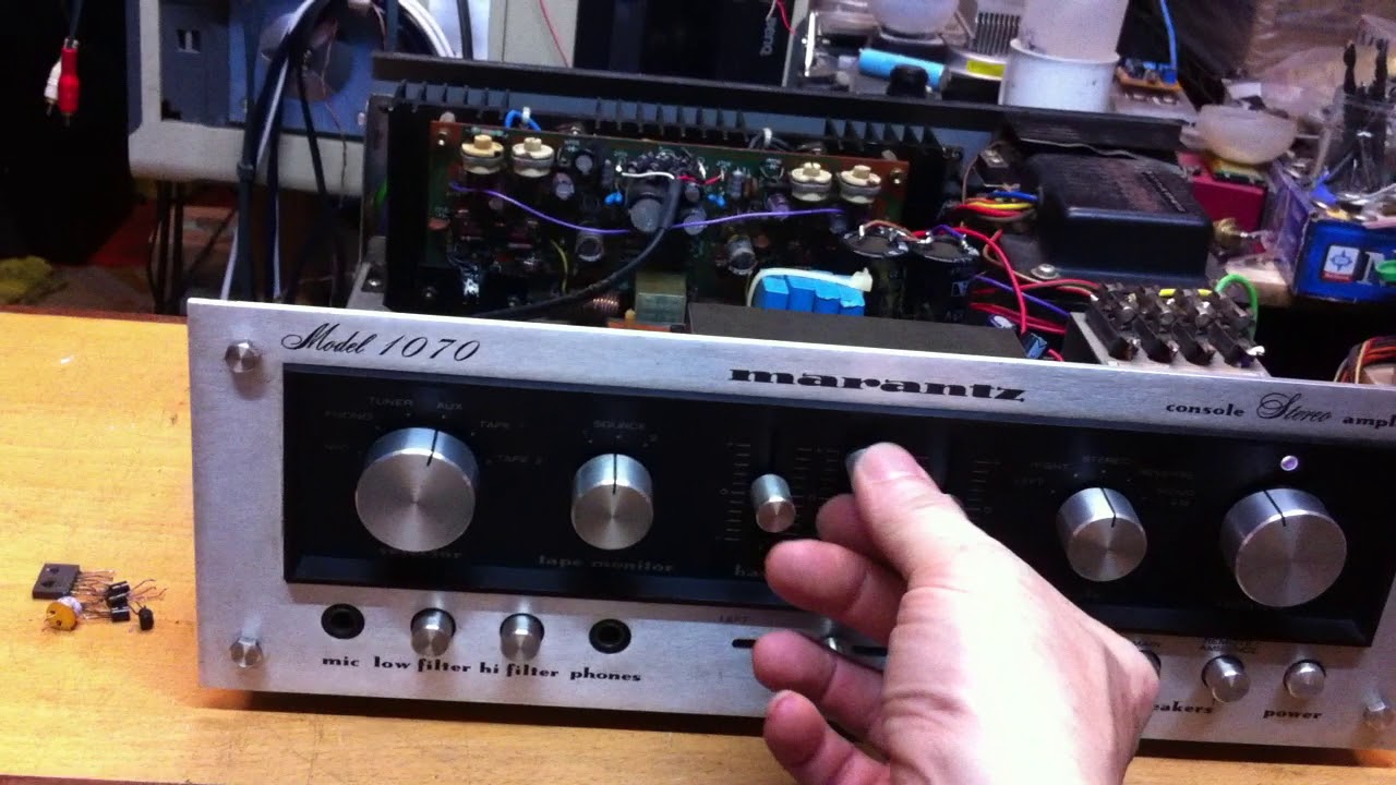 Marantz 1070 爆音不止一處  故障 維修 測試