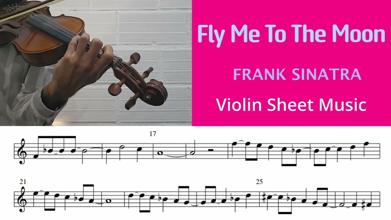 FLY ME TO THE MOON - FRANK SINATRA #violin #violintutorial #instrumental #cover