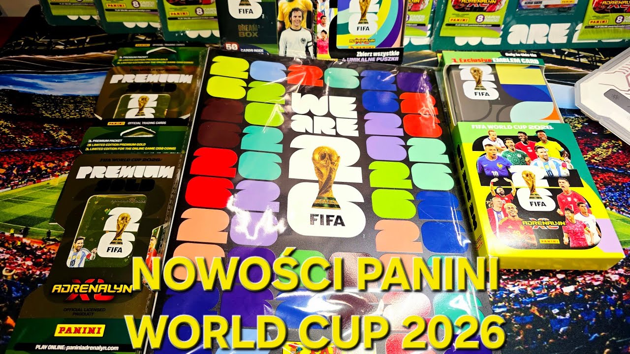 DUŻA PACZKA Z EMPIKA! OTWIERAM MINI PUSZKĘ  POJEDYNEK LIMITED EDITION FIFA WORLD CUP 2026 PANINI