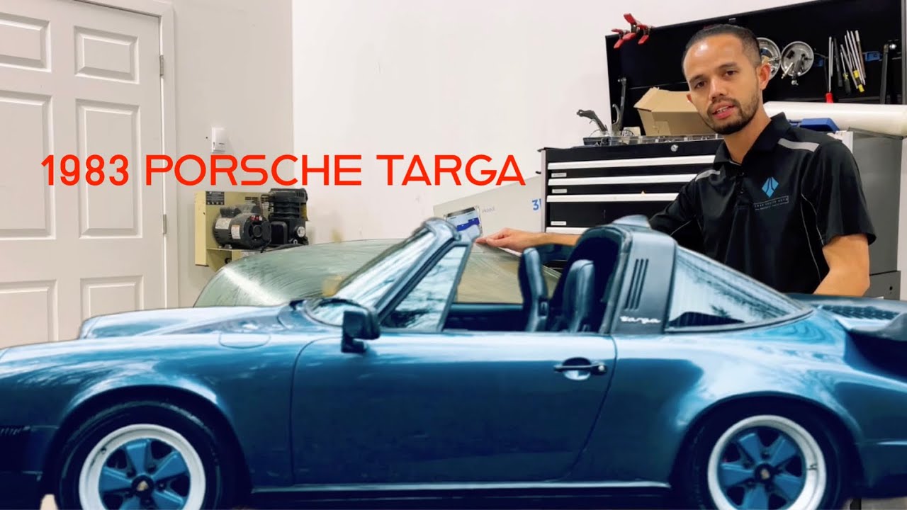 1983 Porsche Targa - Back Window Shrinking