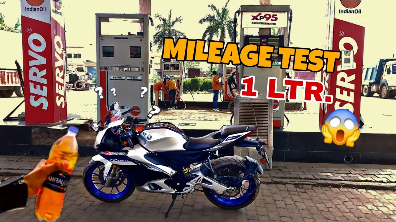 Yamaha R15m Mileage Test😱 | 1 litre Mileage Test🔥 | 2025 Top Model R15M