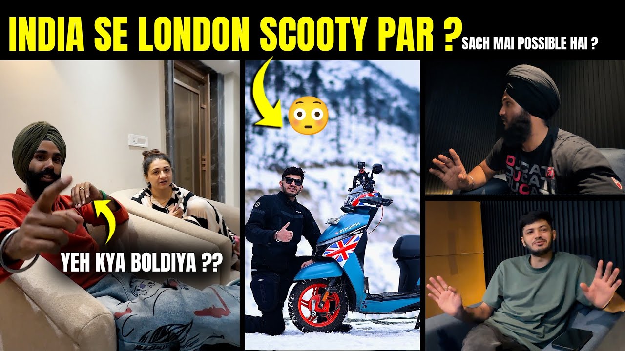 India Se London Scooty Par? Ye Kaise Possible Hai?! 😳