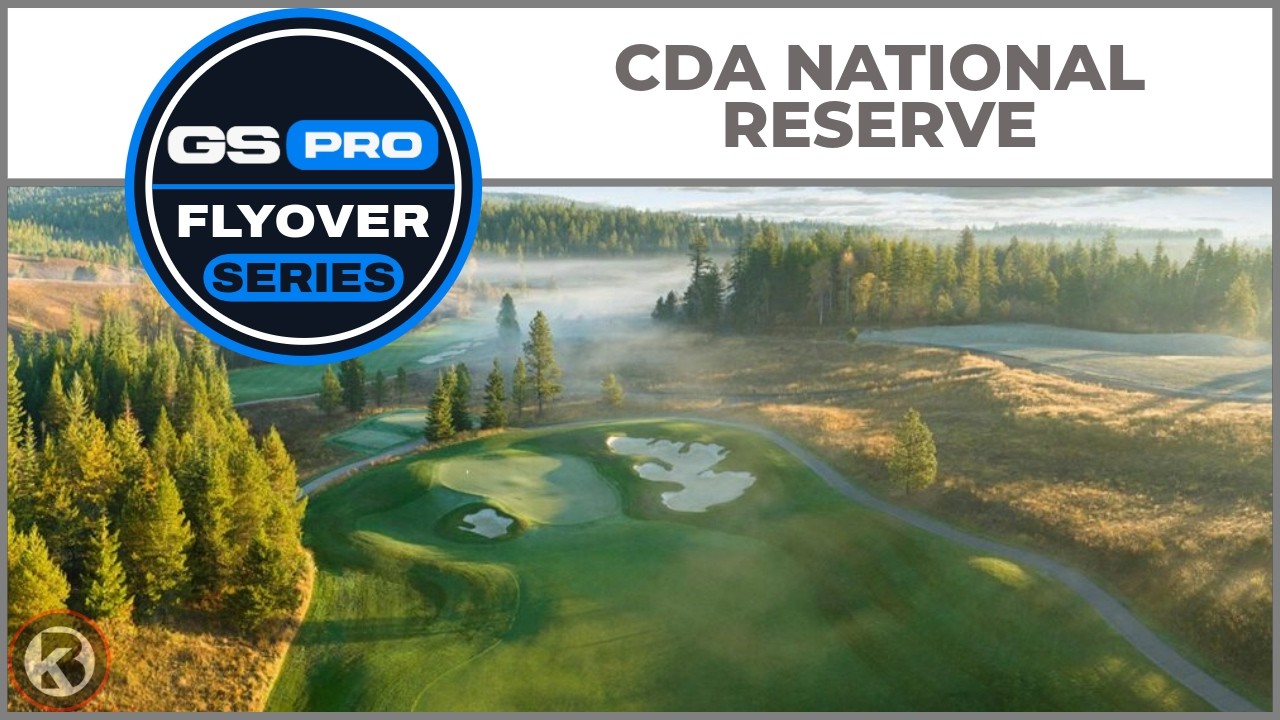 Облет территории GSPro Course Flyover - Национальный заповедник CDA - Разработано JPruitt10