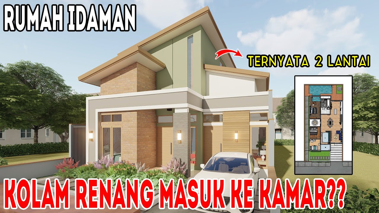 Desain rumah idaman minimalis 2 lantai