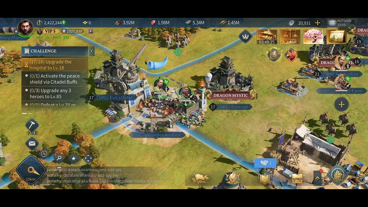 SRG Wonder Airdock (Age of Empire Mobile - Server: Empire 384)