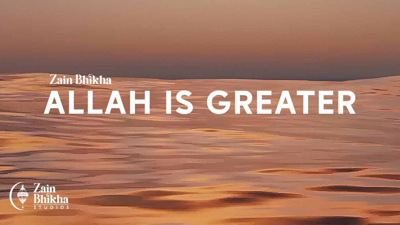 Allah is Greater  | Drum Version | Zain Bhikha | Official Lyric Video