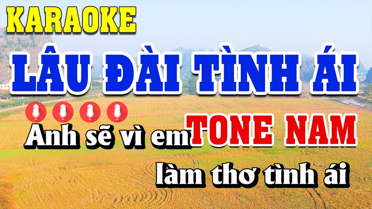 Lâu Đài Tình Ái Karaoke Tone Nam ( C ) Beat Chuẩn | Linh Linh Karaoke
