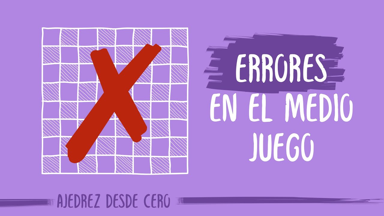 ⛔ Los 10 ERRORES más típicos y frecuentes de los PRINCIPIANTES de ajedrez