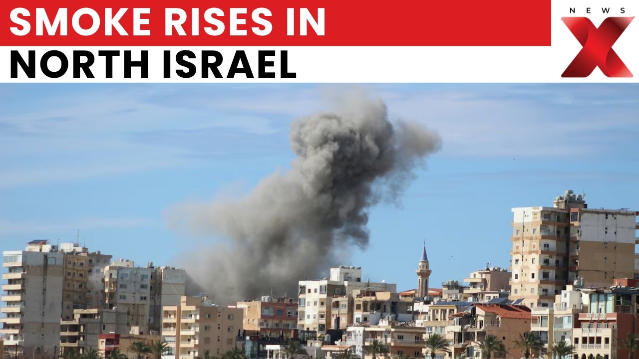 Hezbollah Rockets Hit Kiryat Shmona | Smoke Rises in North Israel, No Injuries