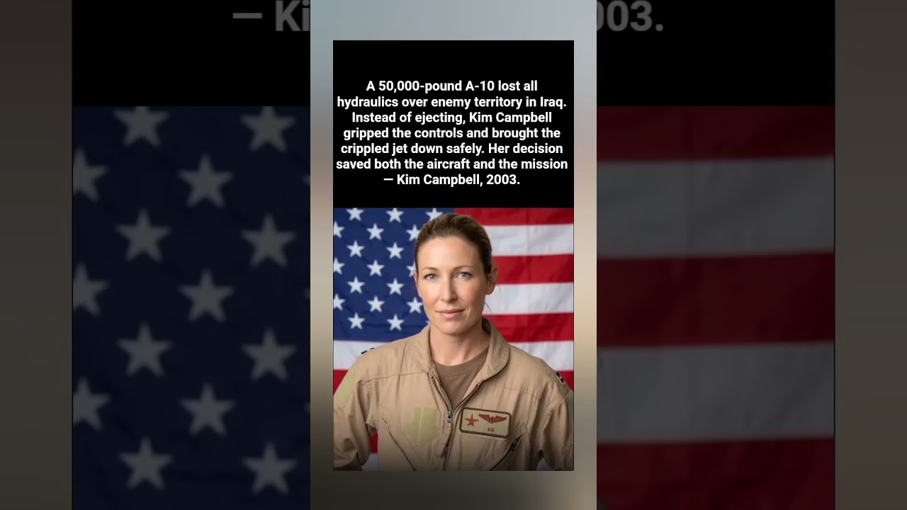 🚨 Kim Campbell&rsquo;s Dead‑Stick Landing #militaryhistory #militaryhero #fallenhero