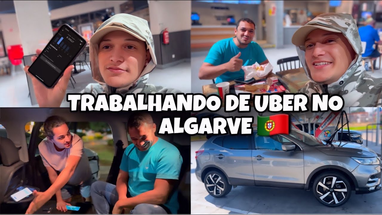 QUANTO EU FIZ EM UM DIA TRABALHANDO DE UBER EM PORTUGAL 🇵🇹