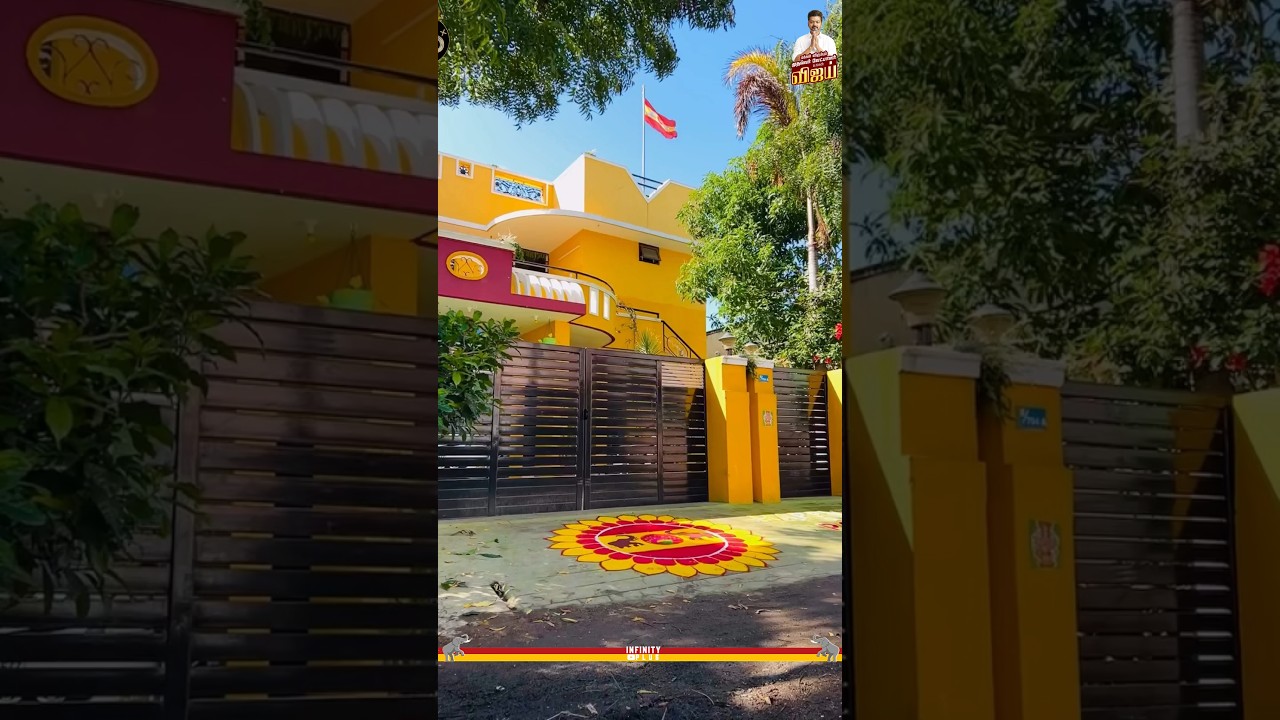 TVK கொடி கோலம்🔥| Thalapathy Vijay | TVK | Aadhav Arjuna | Sengottaiyan | Jananayagan