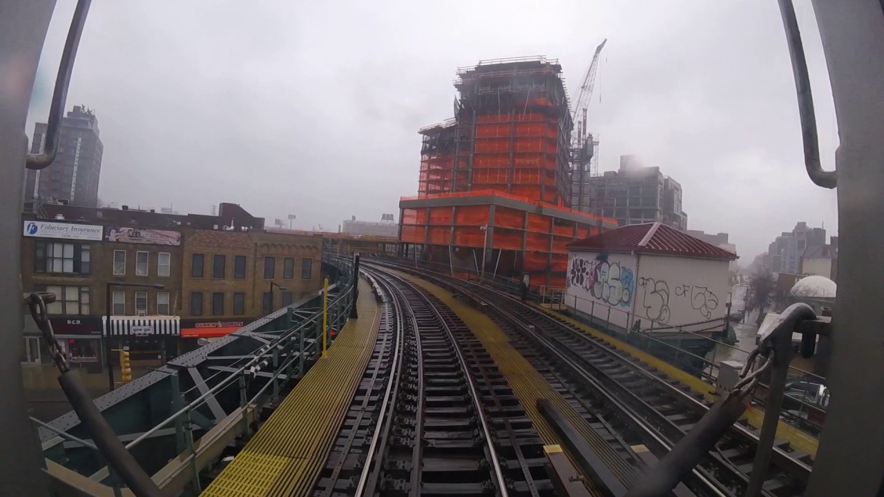 IRT Flushing Line: Flushing bound R62A (7) Local Train Rear RFW from Times Sq-42nd St to Main St