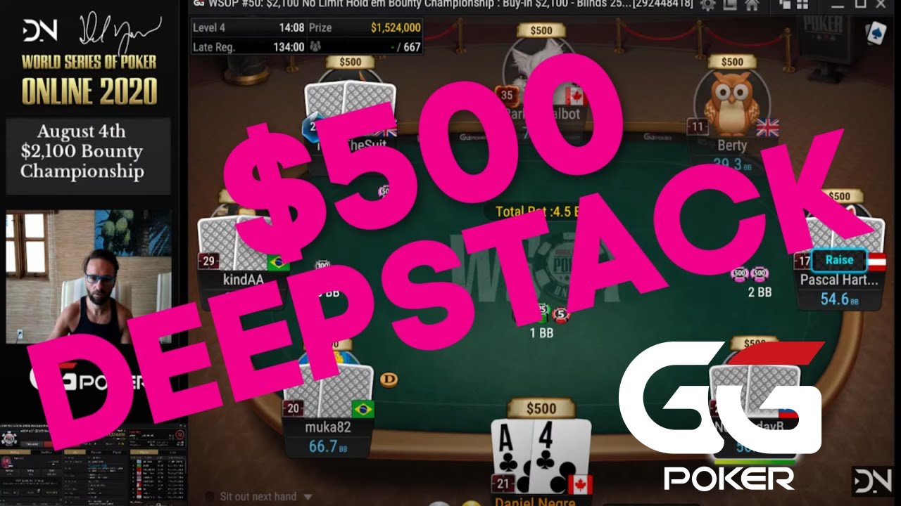2020 WSOP Online $500 NL Deepstack Event