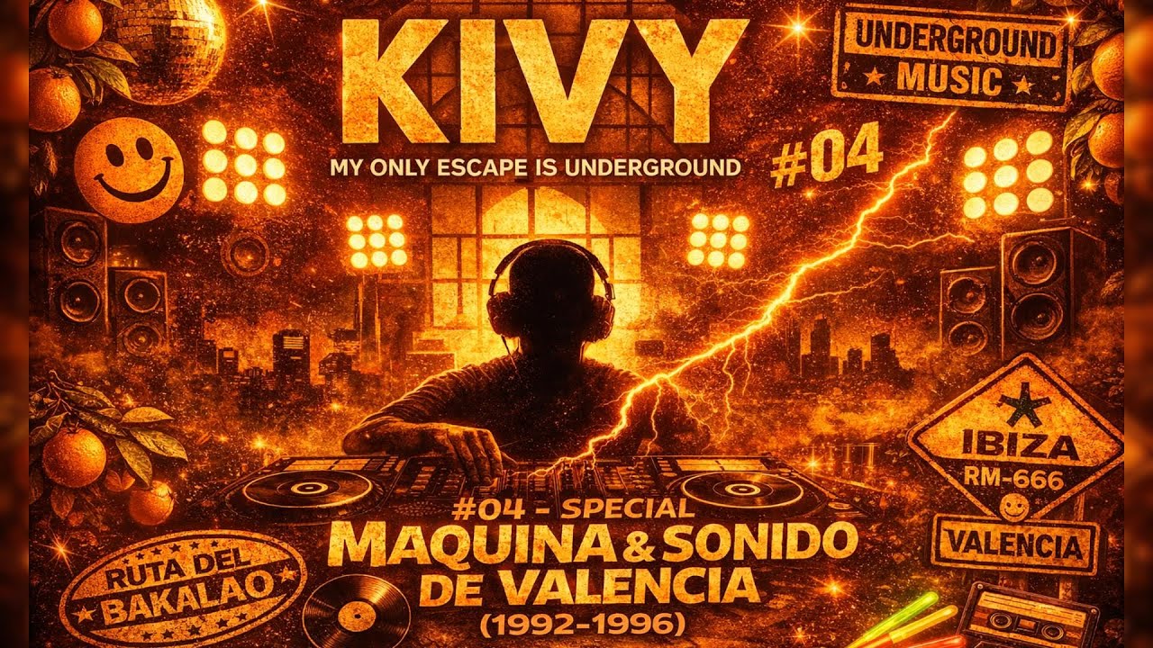🎧 KIVY - MY ONLY ESCAPE IS UNDERGROUND #04 | Máquina & Sonido de Valencia (1992-1996) (DJ Set)